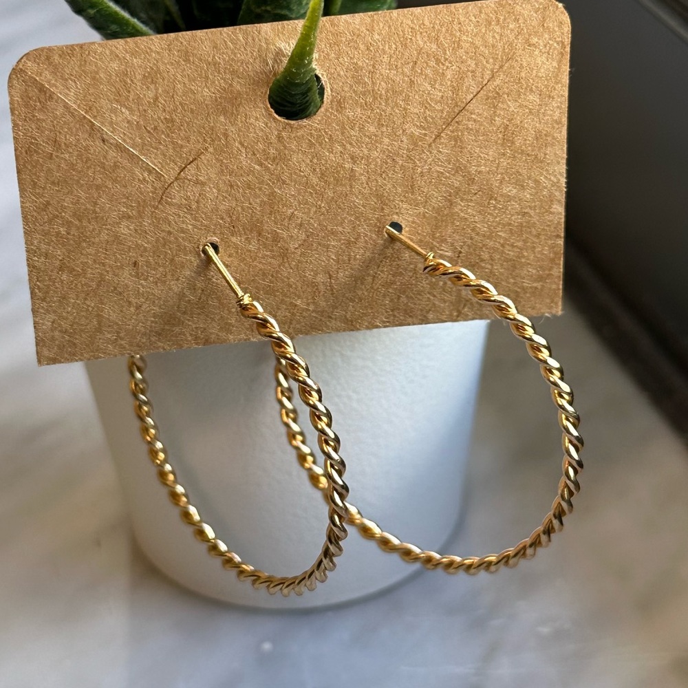Classic swirl Hoop Earrings